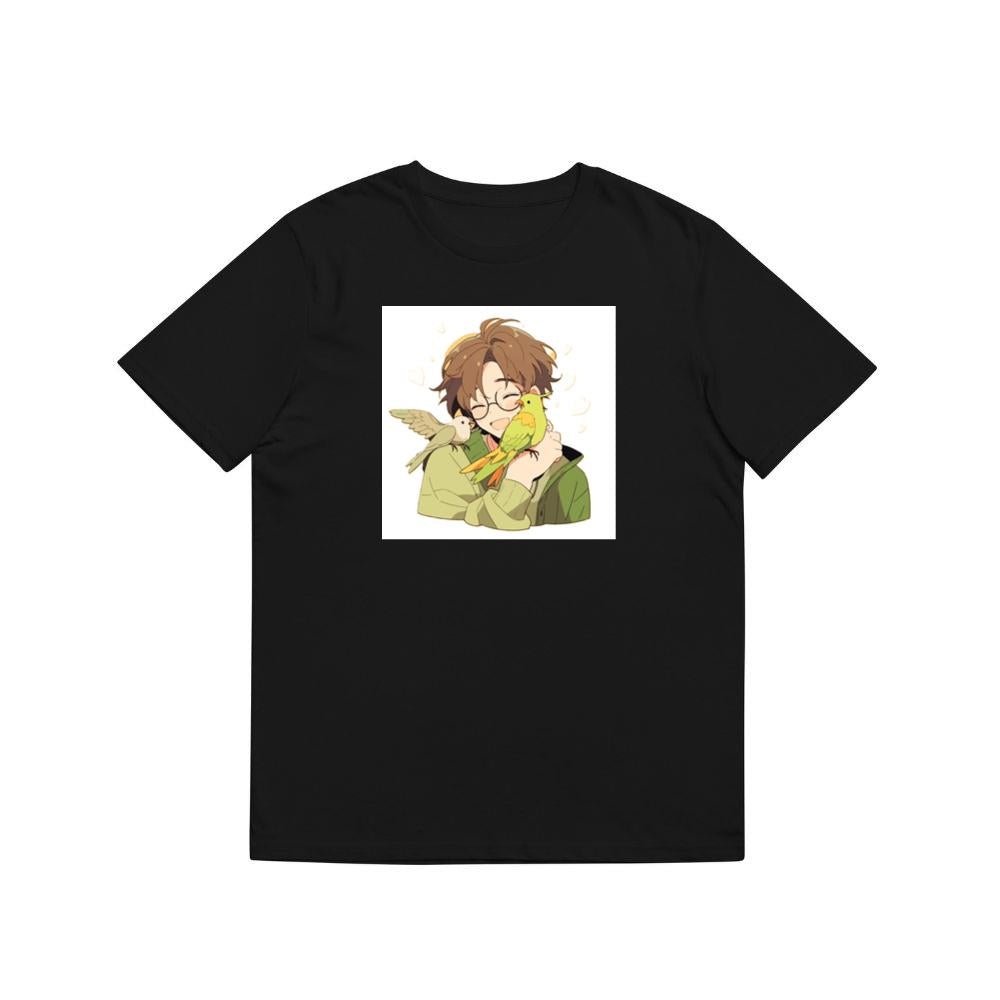 A Boy and His Birds in a Warm Embrace T-Shirts