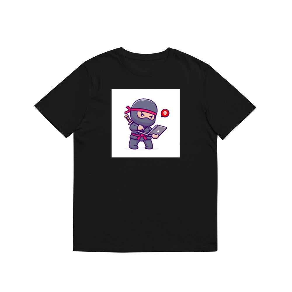 A Ninja's Cyber Strike in a Cartoon Caper T-Shirts