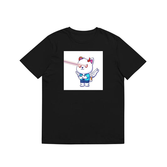 A Cat's Angelic Demeanor with Devilish Destruction T-Shirts