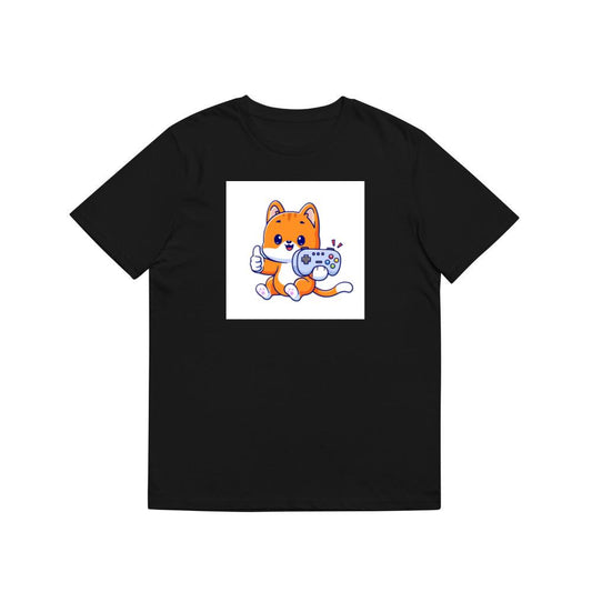 A Cat's Gaming Triumph with a Thumbs Up T-Shirts