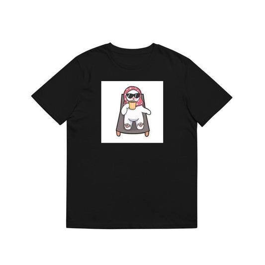 A Cat's Leisurely Lounge with a Mug of Mirth T-Shirts