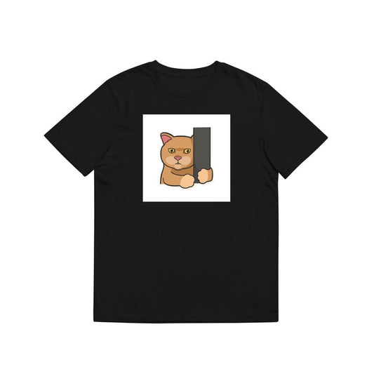 A Cat's Silent Stare from a Hidden Haven T-Shirts