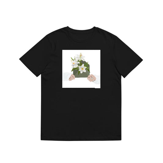 A Floral Arrangement Presented by Hands T-Shirts