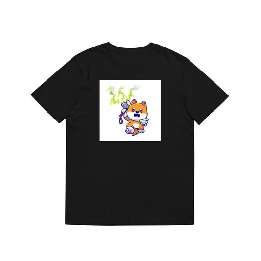 A Shiba Inu's Mjolnir Moment in a Cartoon Caper T-Shirts