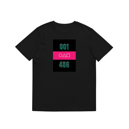 A Squid Game Tribute with Iconic Numbers and Shapes T-Shirts