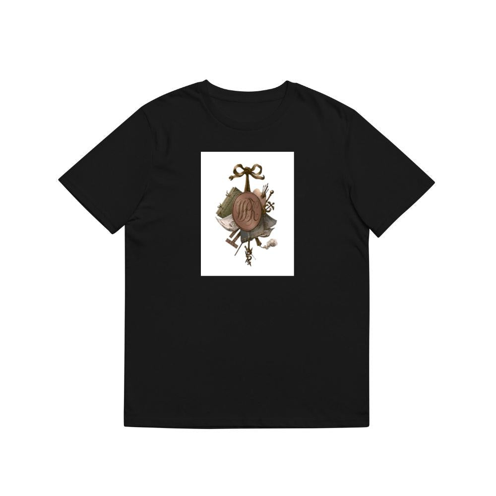 An Antique Illustration with Symbolic Objects and Ribbon T-Shirts