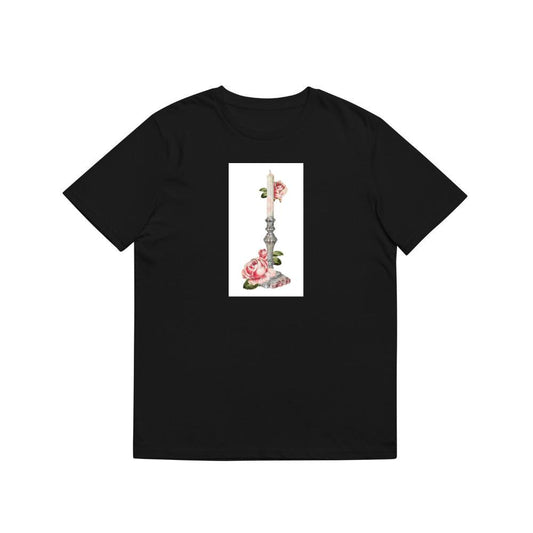 Candle and Roses in a Vintage Setting T-Shirts